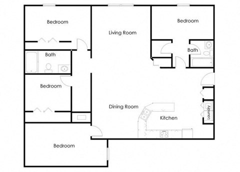 Taylor Pointe_4 Bedroom Floor Plan